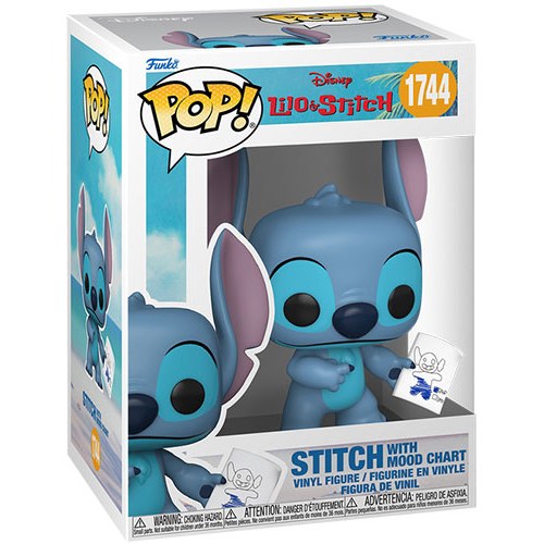 FUNKO POP Disney Stitch w/Mood Chart w/Chase 1744 DS Modellismo FUNKO POP Disney Stitch w/Mood Chart w/Chase 1744