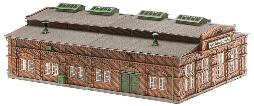 Deposito dei tram di Dresda Scala H0 DS Modellismo Deposito dei tram di Dresda scala H0 Faller