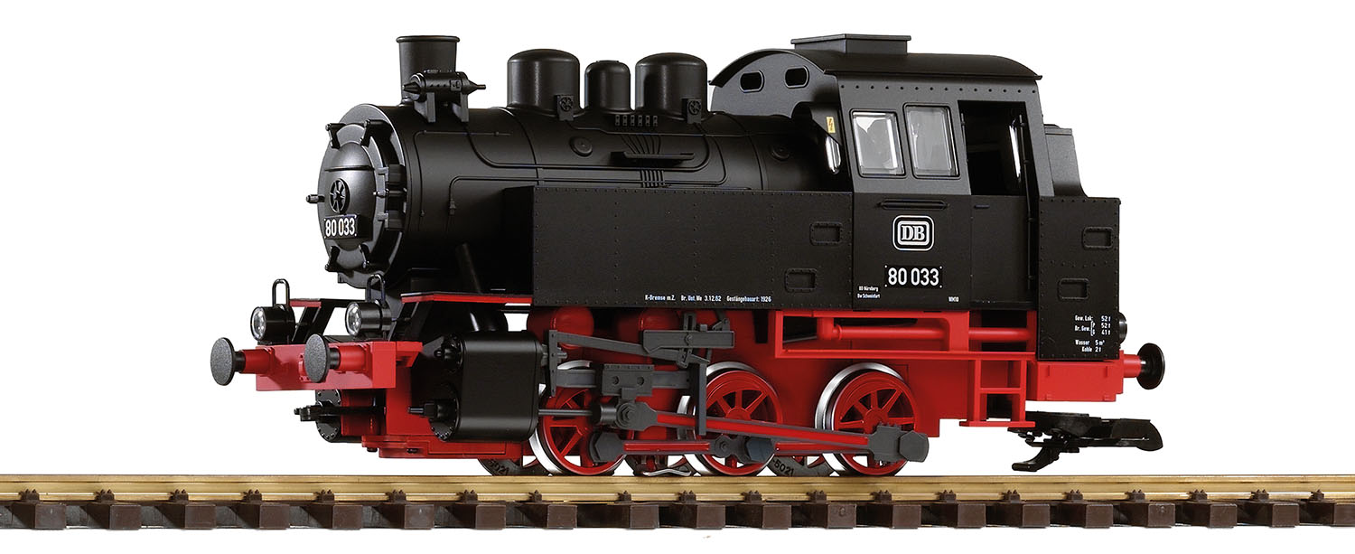 Locomotiva a vapore DB III BR80 Scala G DS Modellismo Locomotiva a vapore DB III BR80 scala G Piko