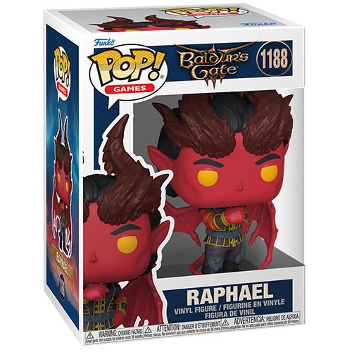 FUNKO POP Baldur's Gate 3 Raphael (Cambion Devil) 1188 DS Modellismo FUNKO POP Baldur's Gate 3 Raphael (Cambion Devil) 1188