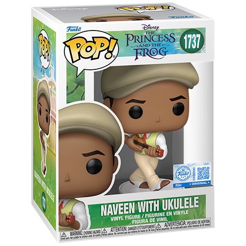Funko POP The Princess and The Frog Naveen w/Ukulele 1737 DS Modellismo Funko POP The Princess and The Frog Naveen w/Ukulele 1737