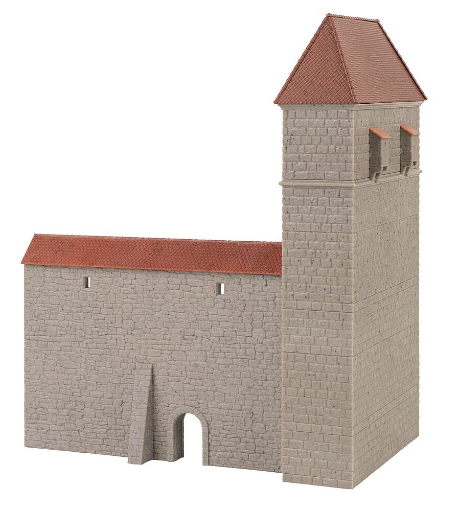 Muro di cinta della città vecchia con muro a scudo Scala H0 DS Modellismo Muro di cinta della città vecchia scala H0