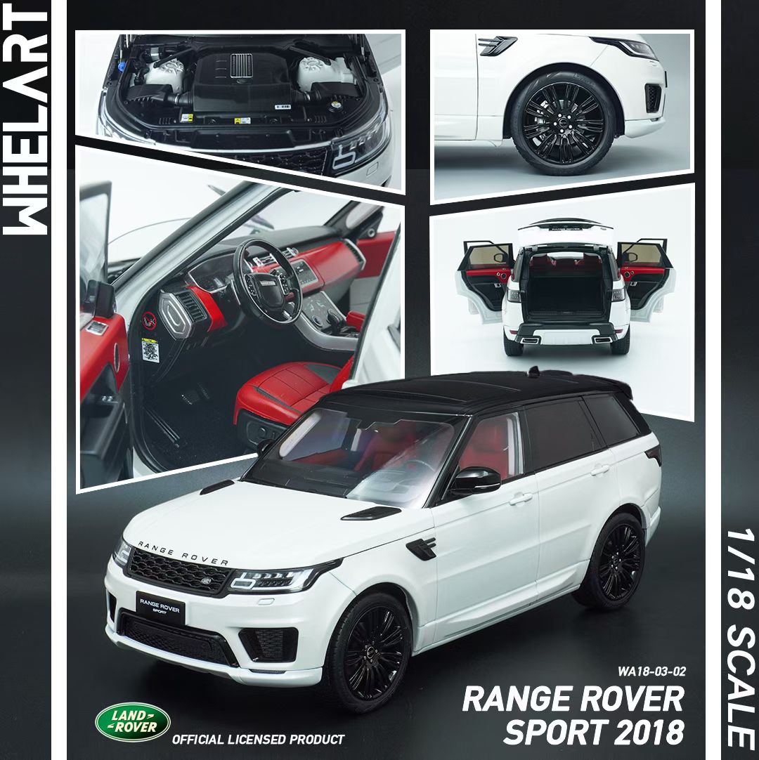 Range Rover Sport 2018 DS Modellismo Range Rover Sport scala 1:18 Sun Star
