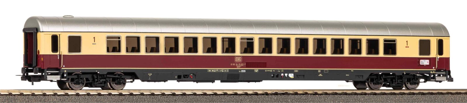 Carrozza Apmz 121 TEE Merkur 1^ Classe DB Epoca IV Scala H0 DS Modellismo Carrozza Apmz 121 TEE Merkur 1^ scala H0