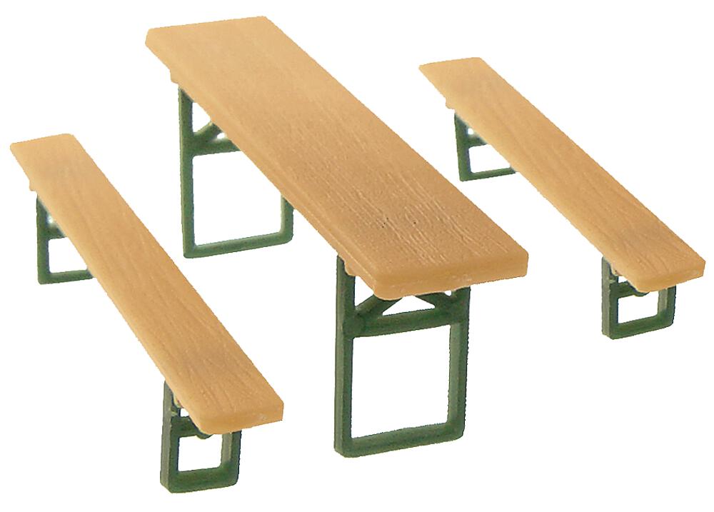 40 Panche da birreria e 20 Tavoli Scala H0 DS Modellismo 40 Panche da birreria e 20 Tavoli scala H0