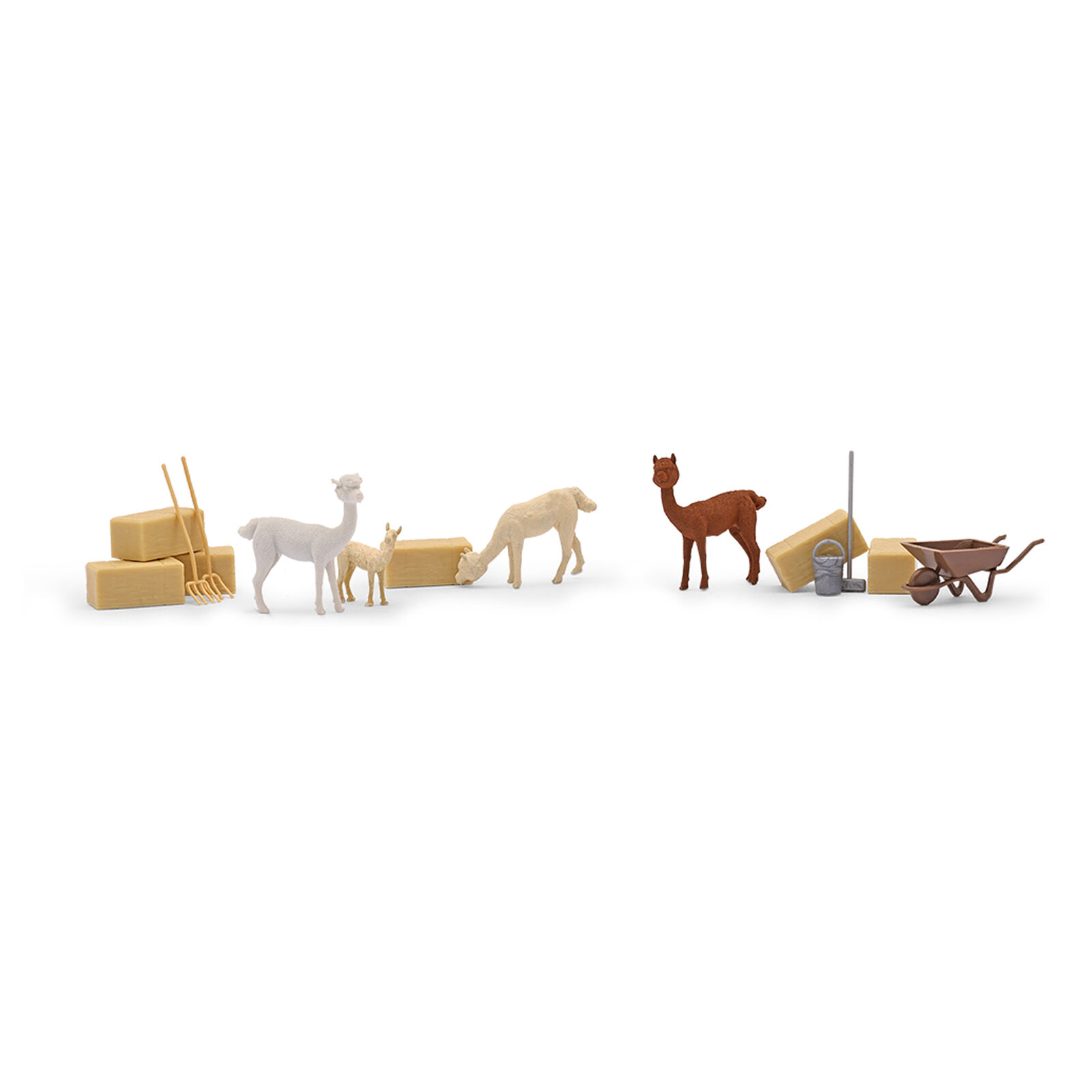 Set d'azione: Alpaca con cucciolo Scala TT DS Modellismo Set d'azione: Alpaca cucciolo scala TT Busch