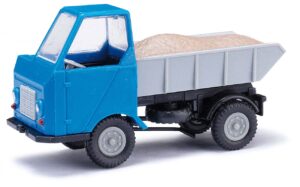 Multicar M22, carico di ghiaia blu scala H0