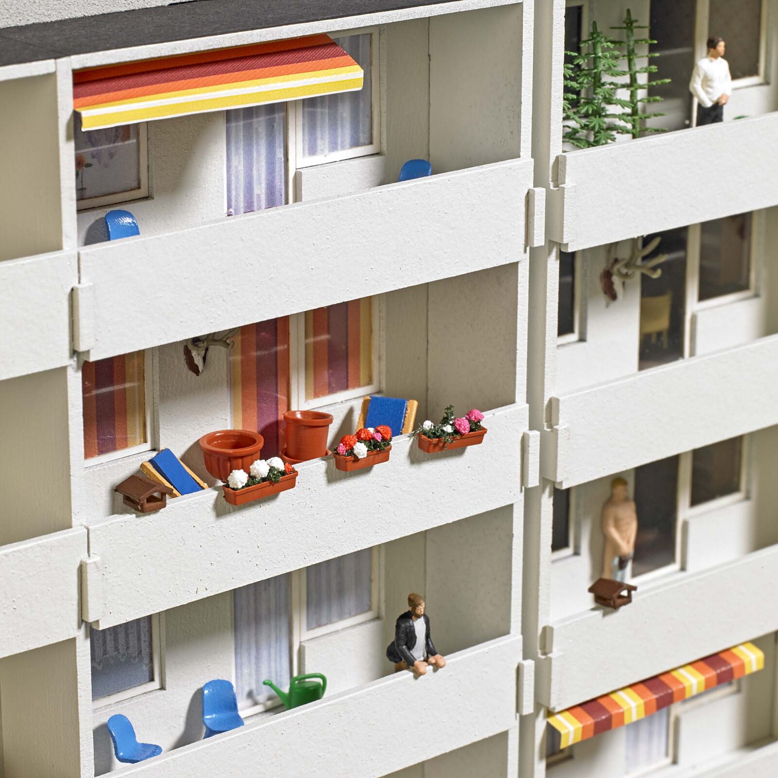 Set da Balcone Scala H0 DS Modellismo Set da Balcone scala H0 Busch