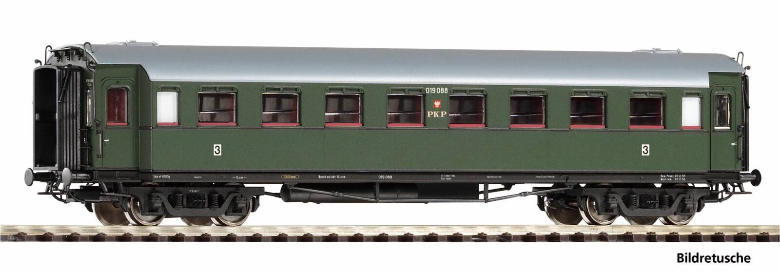 Carrozza per Treni Espressi PKP Epoca III Scala H0 DS Modellismo Carrozza per Treni Espressi PKP scala H0