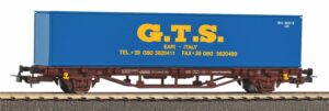 Carro Pianale 1x 40 Container GTS scala H0
