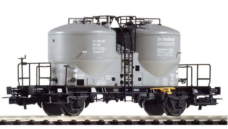 Carro silo trasporto cemento Uces9120 DR, Epoca IV Scala H0 DS Modellismo Carro silo trasporto cemento scala H0