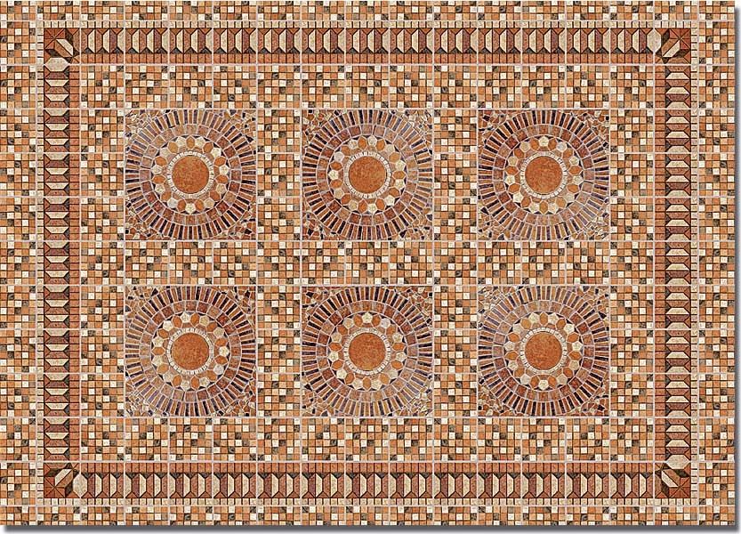 Pannelli decorativi “Quadrato piastrellato (rustico)” Scala H0 DS Modellismo Pannelli decorativi “Quadrato scala H0