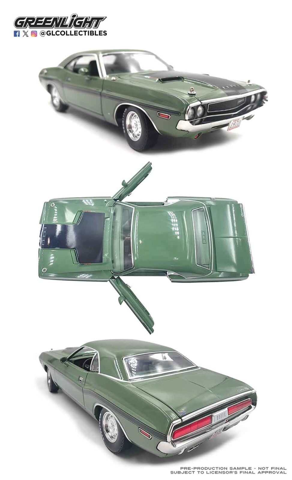 Dodge Challenger R/T Hardtop Hemi del 1970 Mr Norm's DS Modellismo Dodge Challenger R/T Hardtop Hemi scala 1:18