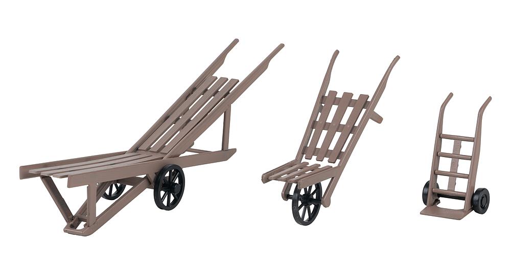 Set di carriole Scala G DS Modellismo Set di carriole scala G Faller