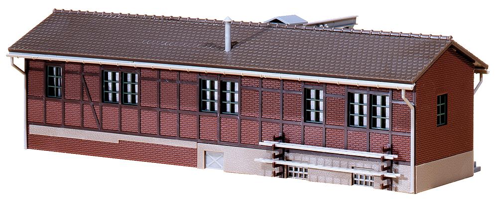 Capannone di stoccaggio Scala H0 DS Modellismo Capannone di stoccaggio scala H0 Faller