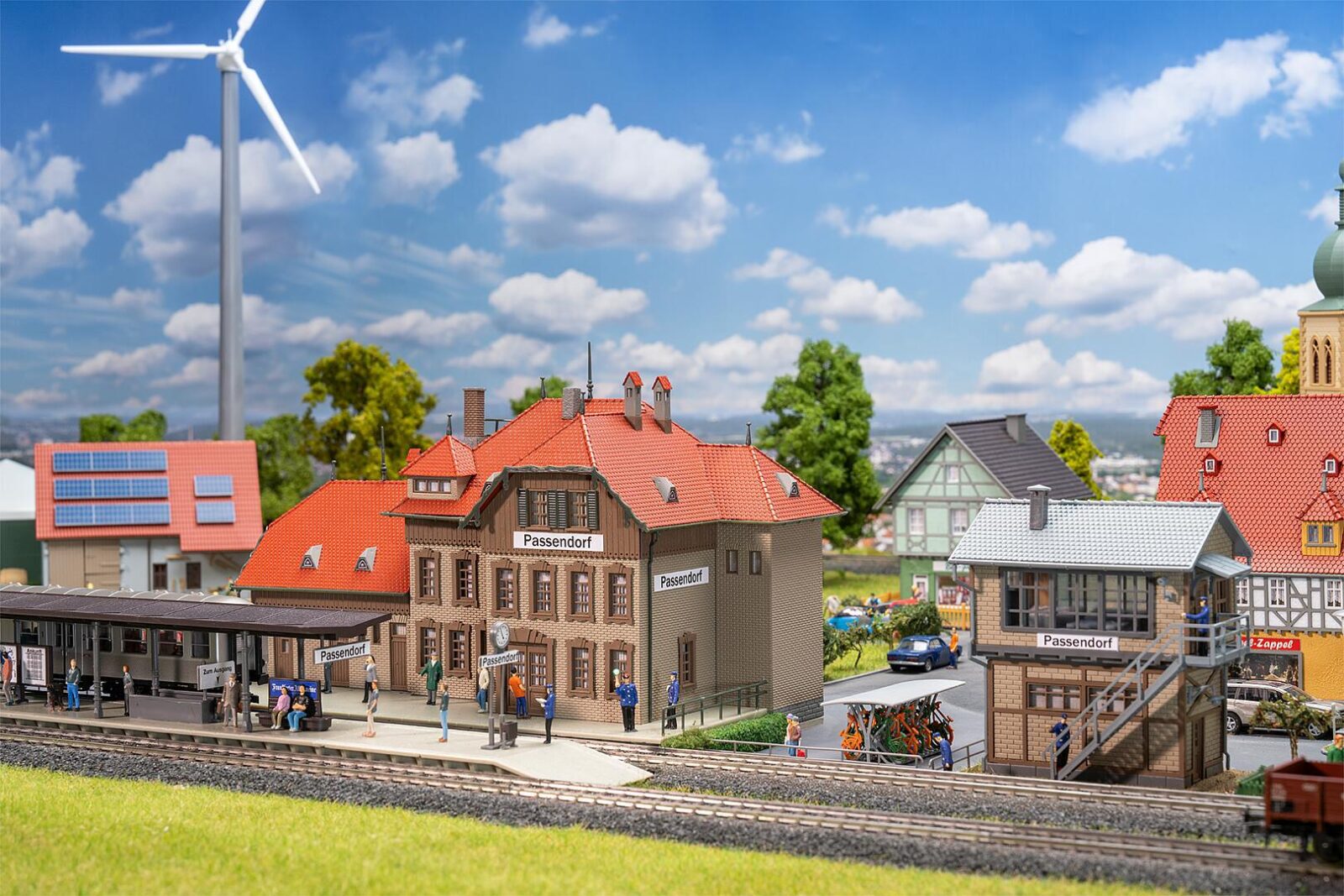 Set promozionale della Stazione di Passendorf Scala H0 DS Modellismo Set promozionale della Stazione scala H0
