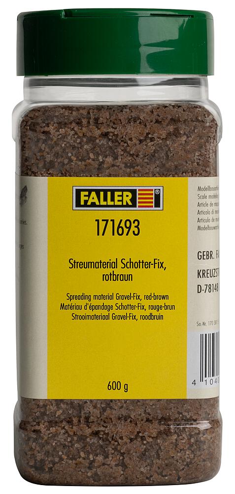 Massicciata Gravel-Fix, rosso-marrone, 600 g Scala H0 DS Modellismo Massicciata Gravel-Fix, scala H0