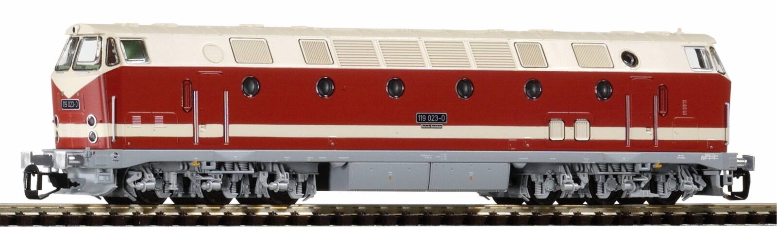 Locomotiva Diesel BR 119 con faro DR Epoca IV Scala TT DS Modellismo Locomotiva Diesel BR 119 faro DR scala TT
