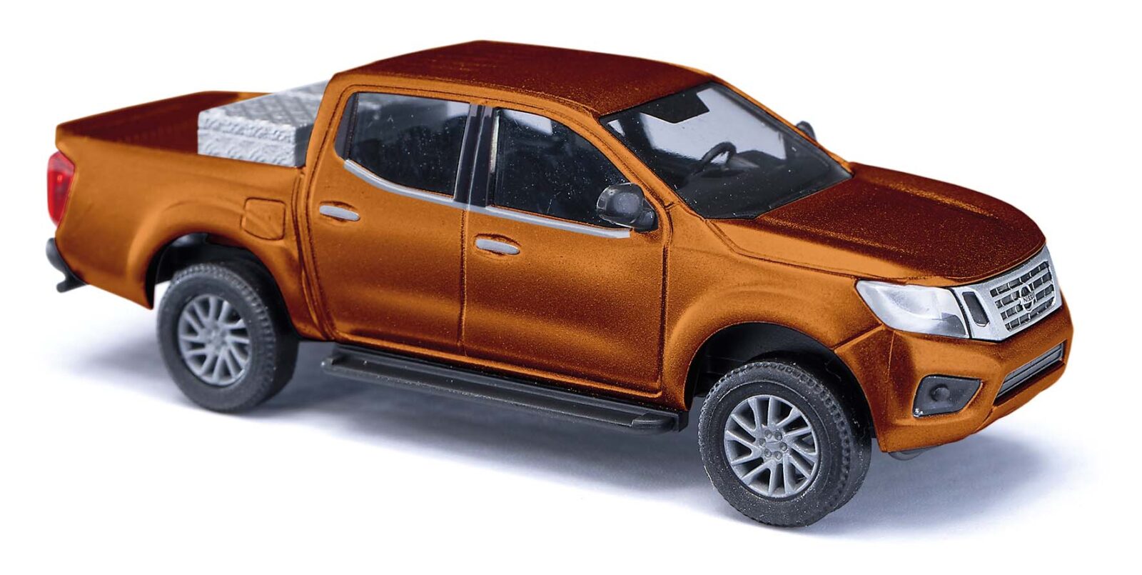 Nissan Navara con cassone in alluminio Scala H0 DS Modellismo Nissan Navara cassone in alluminio scala H0