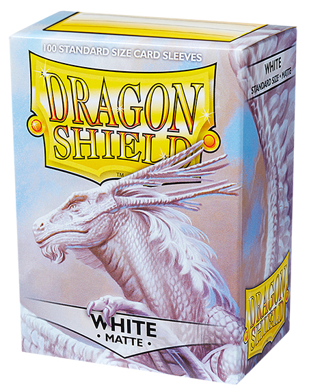 Dragon Shield Bustine Standard Matte White 100pz DS Modellismo Dragon Shield Bustine Standard Matte White