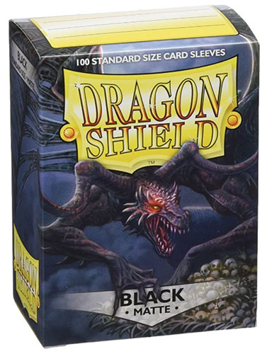 Dragon Shield Bustine Standard Matte Black 100pz DS Modellismo Dragon Shield Bustine Standard Matte Black