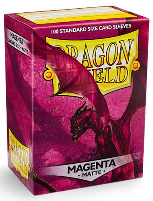 Dragon Shield Bustine Standard Matte Magenta 100pz DS Modellismo Dragon Shield Bustine Standard Matte Magenta