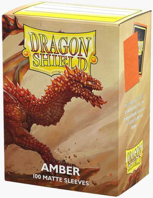 Dragon Shield Bustine Standard Matte Amber 100pz DS Modellismo Dragon Shield Bustine Standard Matte Amber