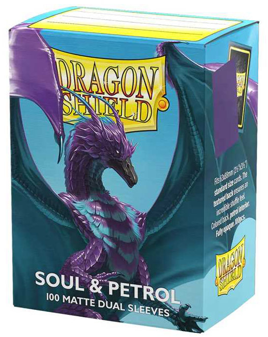 Dragon Shield Bustine Standard Matte Soul & Petrol 100pz DS Modellismo Dragon Shield Bustine Standard Matte Soul