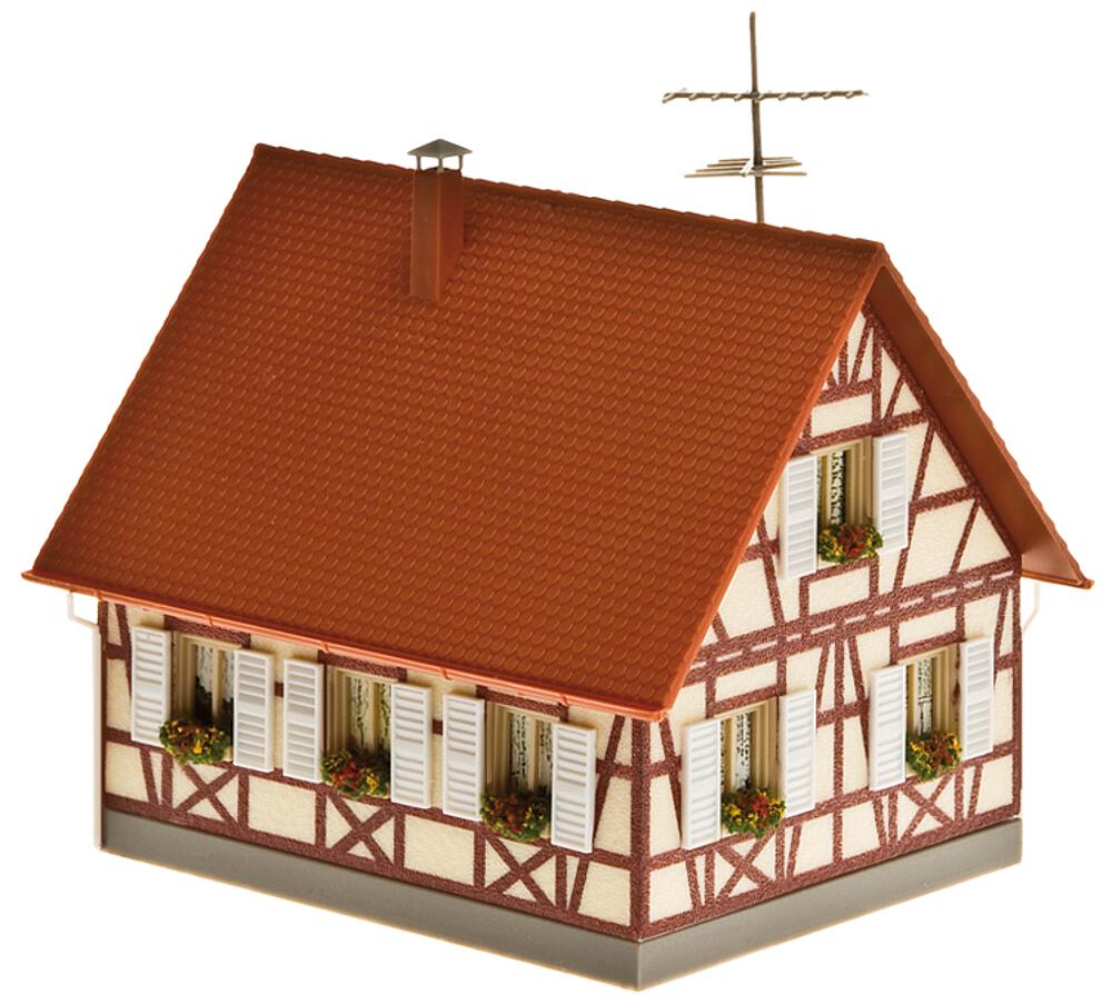 Casa monofamiliare a graticcio Scala H0 DS Modellismo Casa monofamiliare a graticcio scala H0