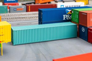 Container da 40' Verde scala H0 Faller