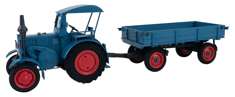 Lanz Bulldog con rimorchio Scala G DS Modellismo Lanz Bulldog rimorchio scala G Faller