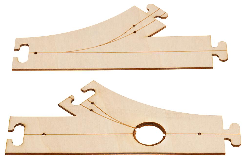 Laser-Street Incrocio 45° (2 pezzi) Scala H0 DS Modellismo Laser-Street Incrocio 45° (2 pezzi) scala H0