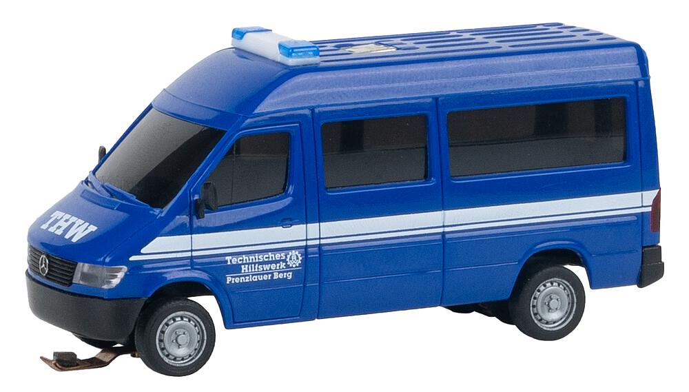 Car System Digital MB Sprinter THW (HERPA) Scala H0 DS Modellismo Car System Digital MB Sprinter THW scala H0