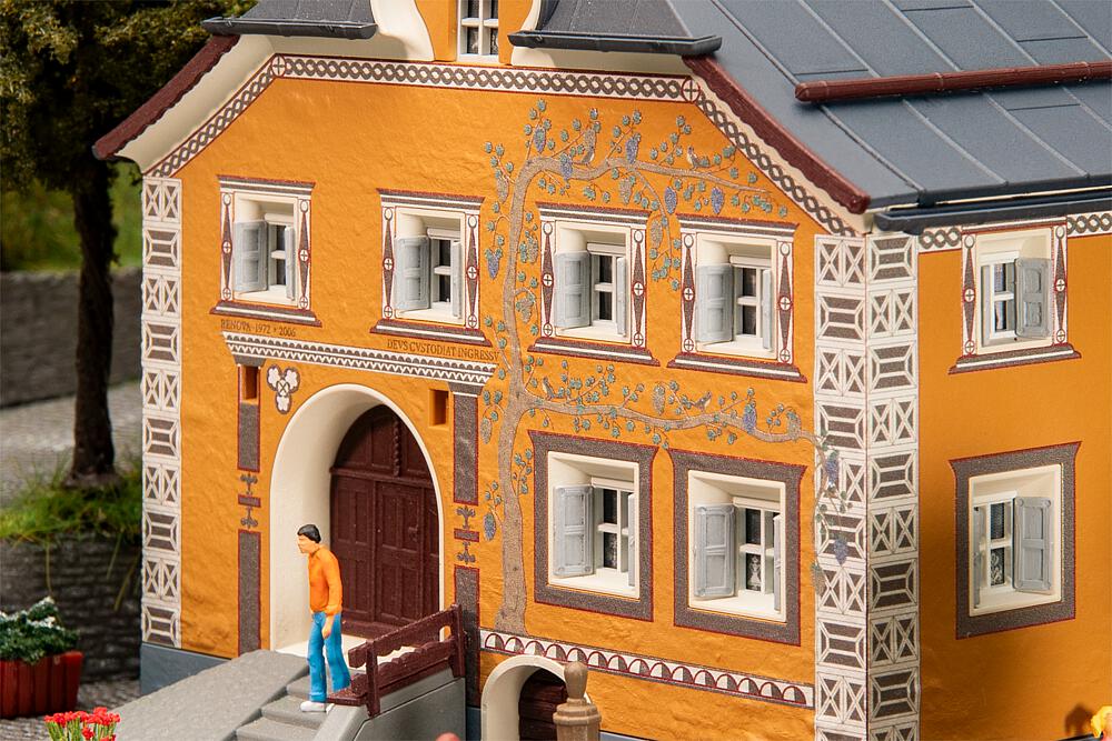 Casa tradizionale dell' Engadina Scala H0 DS Modellismo Casa tradizionale dell' Engadina scala H0