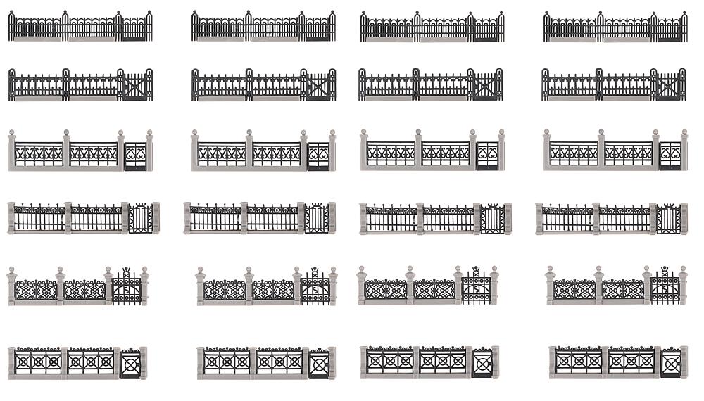 Set di montanti in ferro Scala H0 DS Modellismo Set di montanti in ferro scala H0 Faller