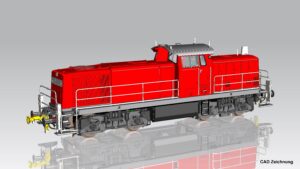 Locomotiva Diesel BR 296 Railion scala H0