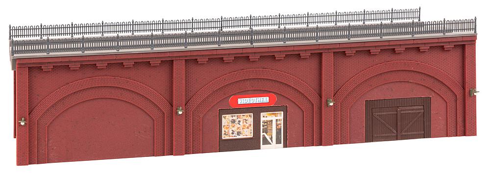 Portici con negozi Scala H0 DS Modellismo Portici negozi scala H0 Faller