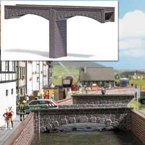 Ponte di pietra scala H0 Busch