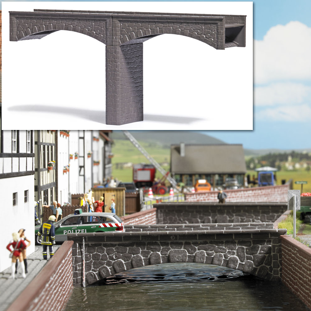 Ponte di pietra Scala H0 DS Modellismo Ponte di pietra scala H0 Busch