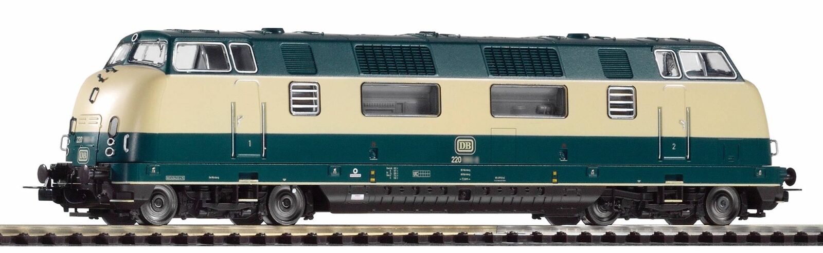 Locomotiva Diesel BR 220 DB Epoca IV Scala H0 DS Modellismo Locomotiva Diesel BR 220 DB Epoca scala H0