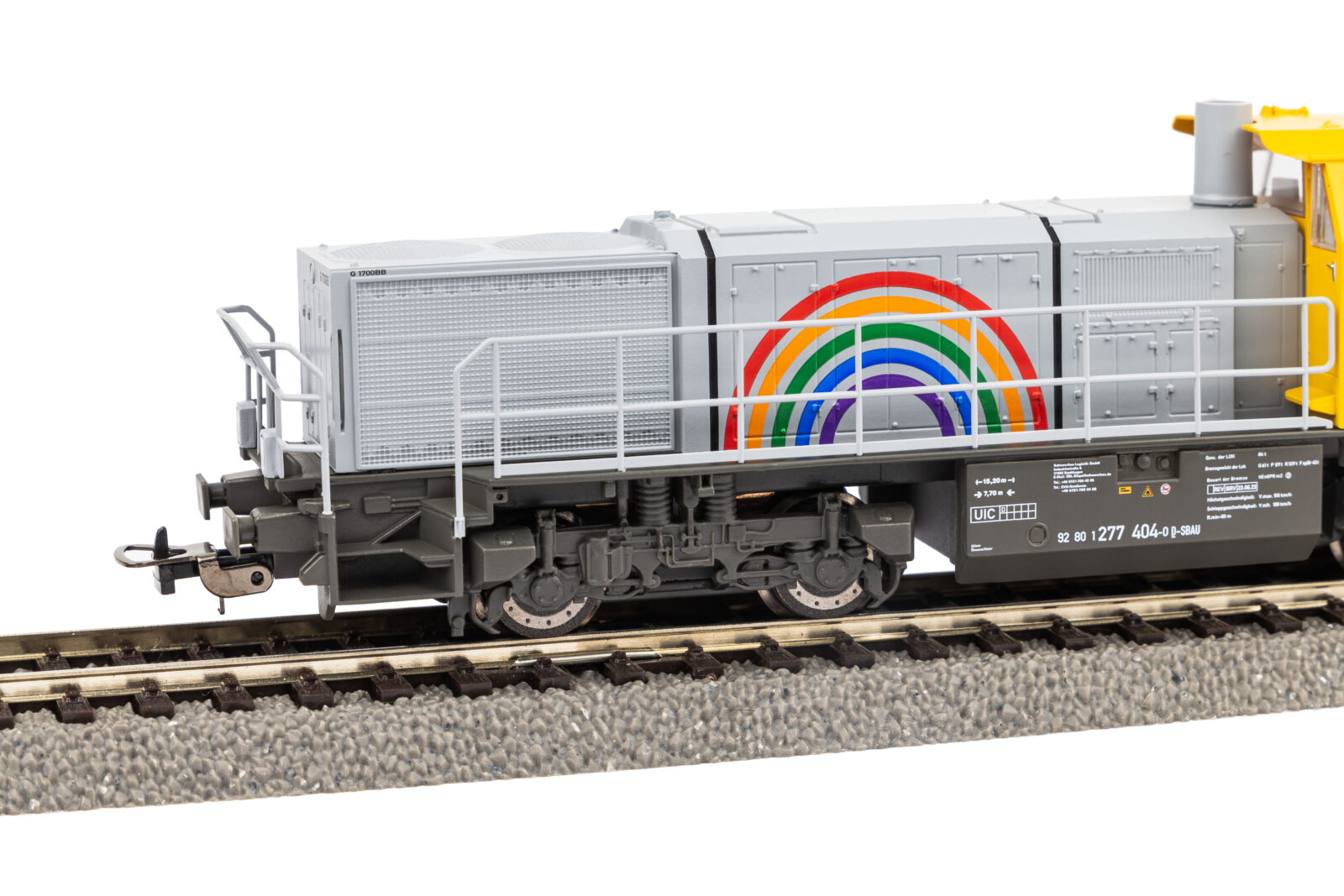 Locomotiva Diesel G 1700 Schweerbau Epoca VI Versione C.A. Scala H0 DS Modellismo Locomotiva Diesel G 1700 Schweerbau scala H0