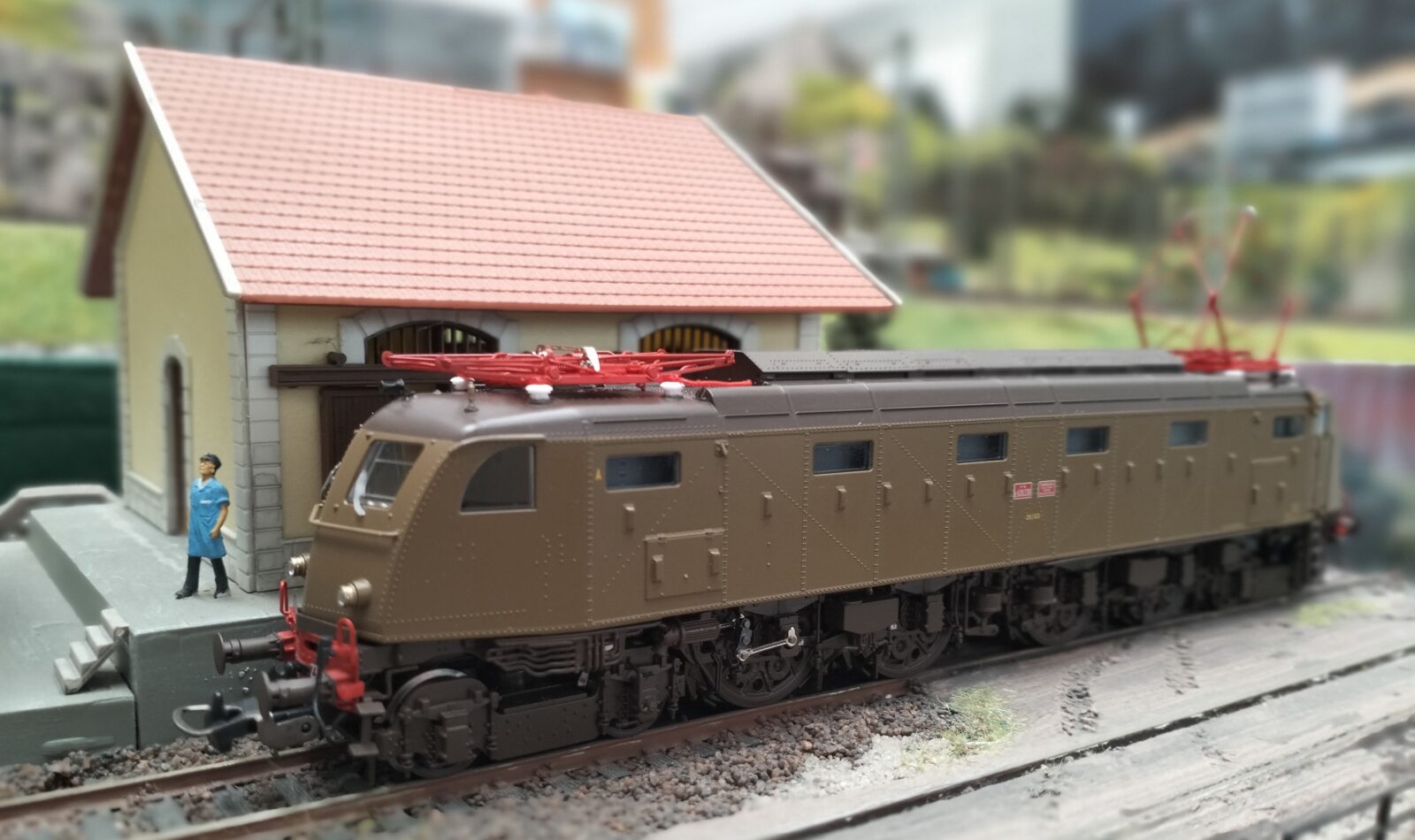 Locomotiva Elettrica E.428.230 Aerodinamica 3^ Serie FS Epoca III Scala H0 DS Modellismo Locomotiva Elettrica E.428.230 scala H0