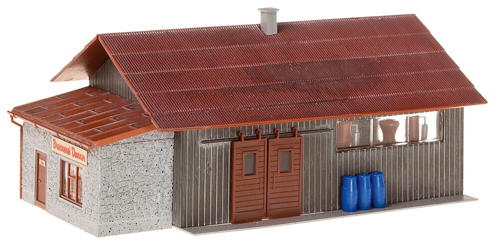 Distilleria con accessori Scala H0 DS Modellismo Distilleria accessori scala H0 Faller