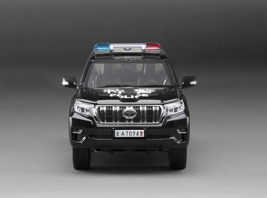 Toyota Land Cruiser Prado 2018 - Beijing Police (SWAT) DS Modellismo Toyota Land Cruiser Prado 2018 scala 1:43
