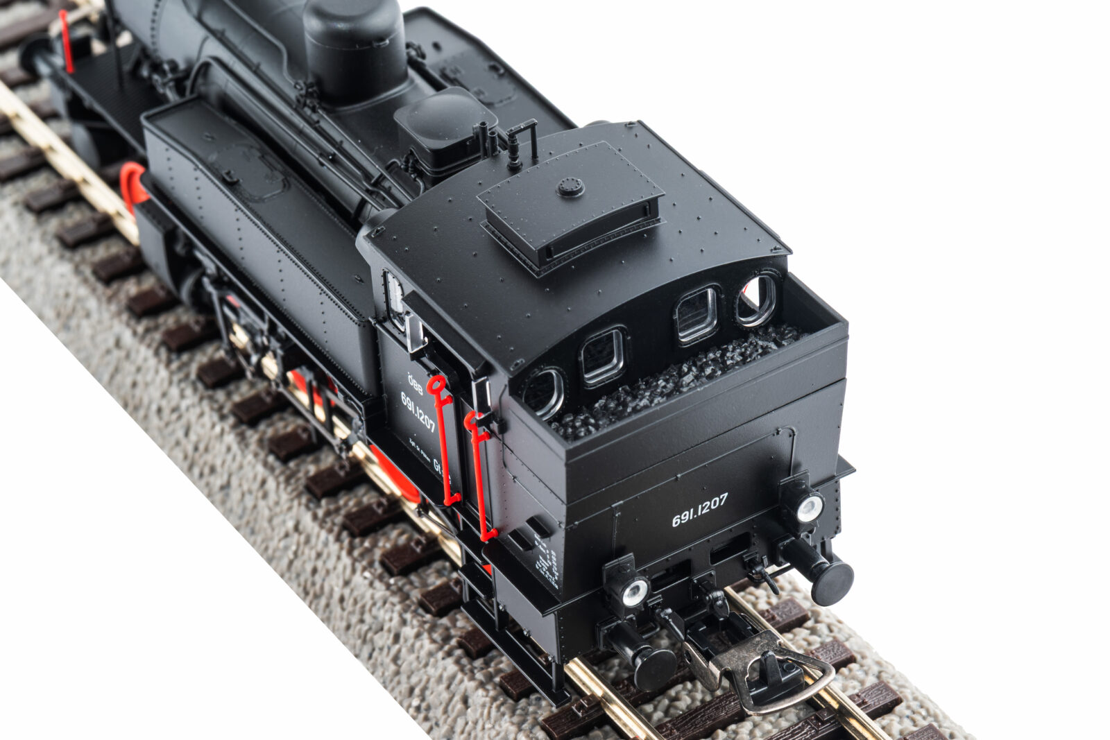 Locomotiva a vapore Rh 691 ÖBB Epoca III Scala H0 DS Modellismo Locomotiva a vapore Rh 691 ÖBB scala H0 - vista 3