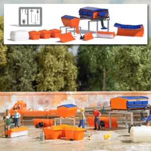 Set manutenzione stradale scala H0 Busch