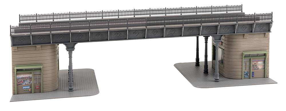 Ponte ferroviario-urbano Scala H0 DS Modellismo Ponte ferroviario-urbano scala H0 Faller