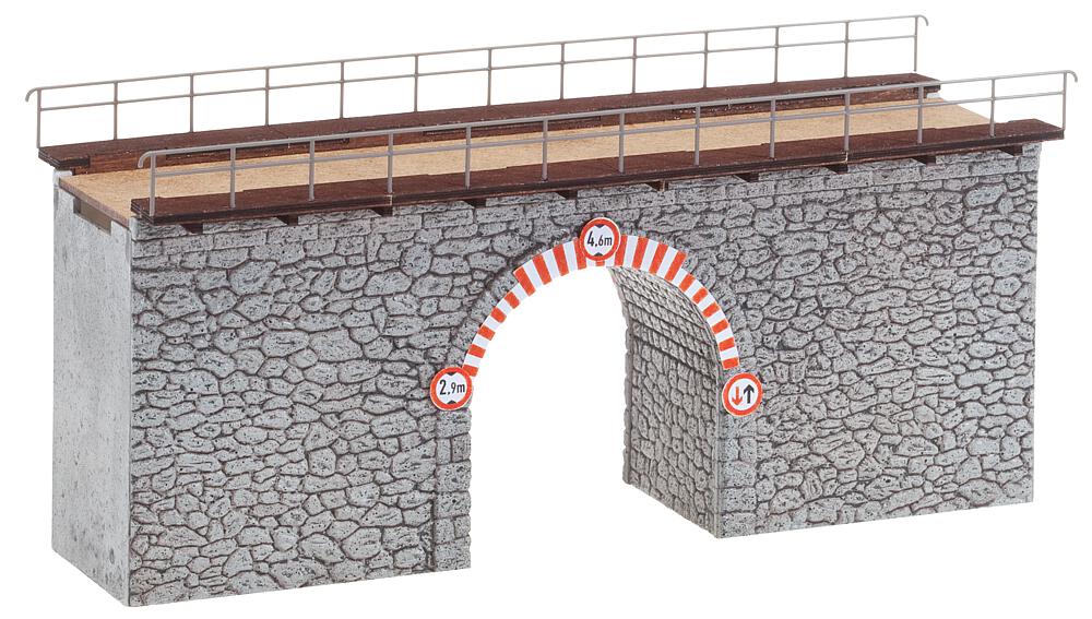 Ponte ad arco in pietra Scala H0 DS Modellismo Ponte ad arco in pietra scala H0 Faller