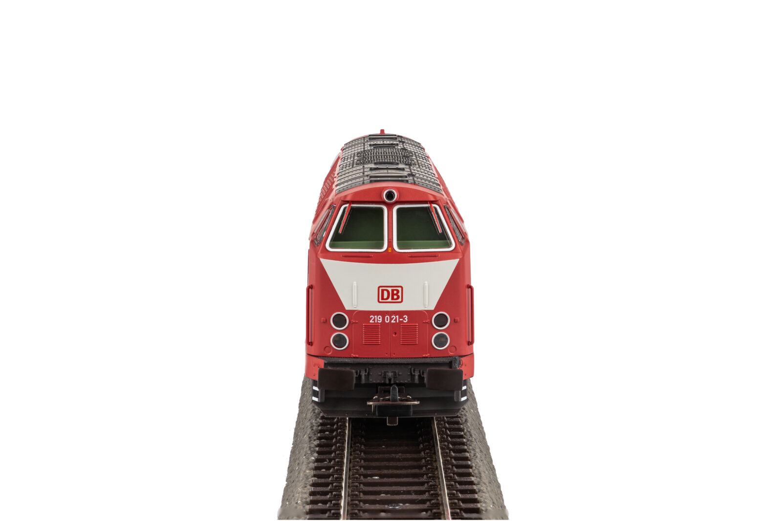 Locomotiva Diesel BR 219 Luce in alto con bavaglino DB AG Epoca V Scala H0 DS Modellismo Locomotiva Diesel BR 219 Luce scala H0