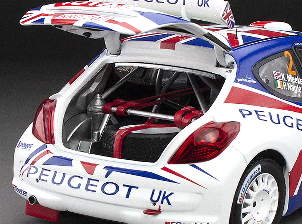 Peugeot 207 S2000 - #2 K.Meeke/P.Nagle - 3rd Rally of Scotland 2010 DS Modellismo Peugeot 207 S2000 #2 scala 1:18